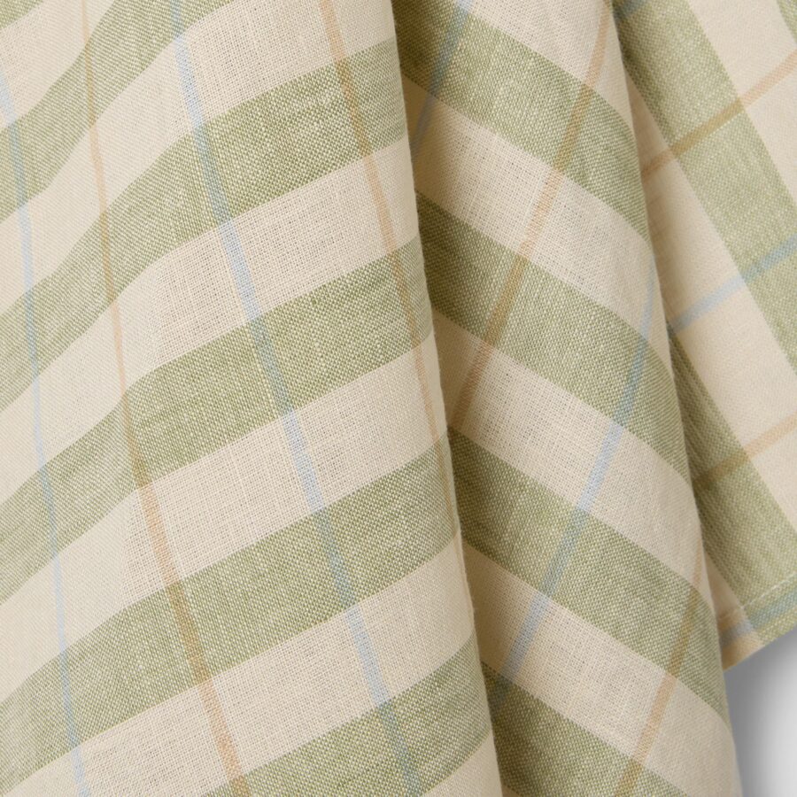Aldesta Pear Small Gingham 100% Linen Tea Towel – Soft & Stylish Kitchen Essential - Image 2