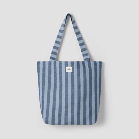 Aldesta Dusty Blue Linen Blend Tote Bag – Stylish & Durable Everyday Carry