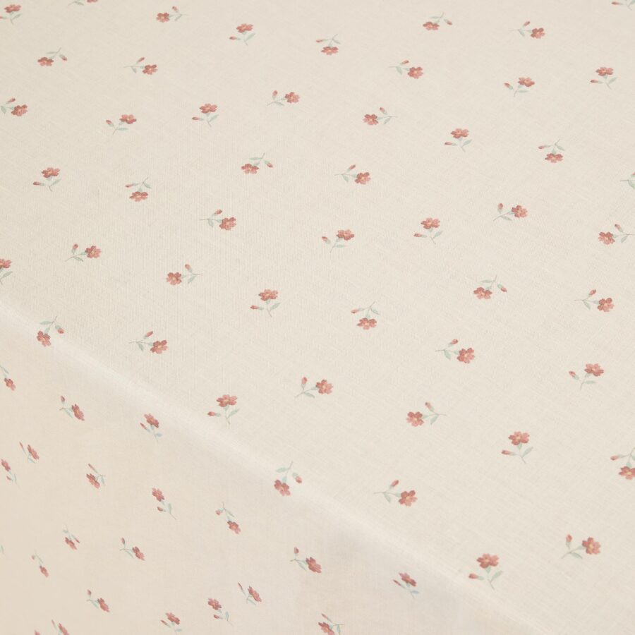 Aldesta Pearl Posy Bud Linen Blend Tablecloth – Elegant & Durable Dining Essential - Image 3