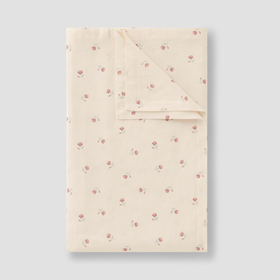 Aldesta Pearl Posy Bud Linen Blend Tablecloth – Elegant & Durable Dining Essential - Image 2
