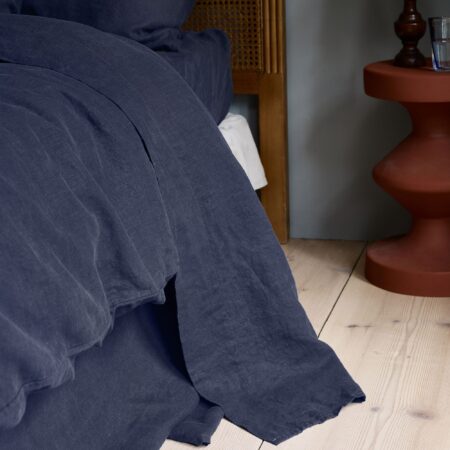 Aldesta Atlantic Linen Blend Flat Sheet – Soft & Breathable Bedding Essential