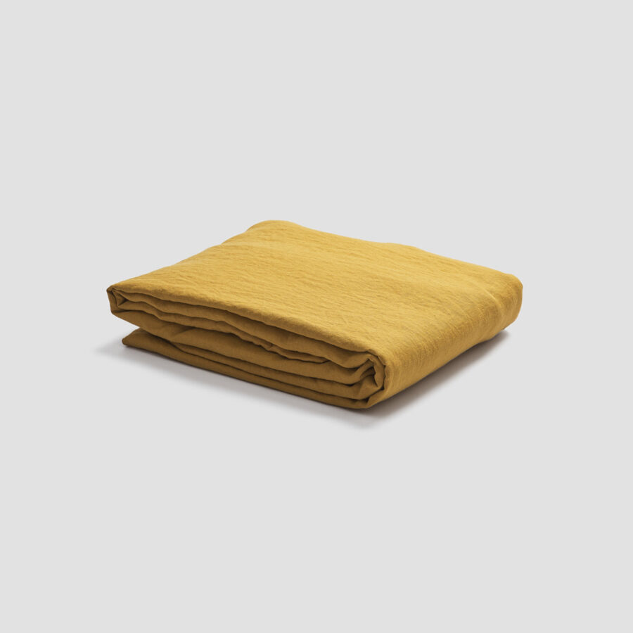 Aldesta Linen Duvet Cover – Honey 100% Pure Linen - Image 2