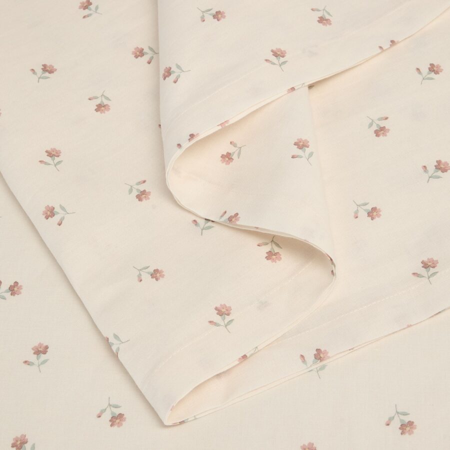 Aldesta Pearl Posy Bud Linen Blend Table Runner – Elegant & Durable Dining Decor - Image 3